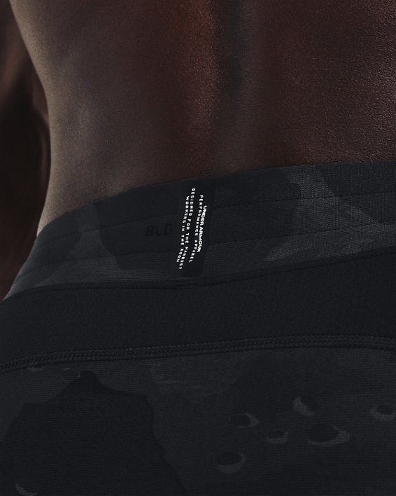 กางเกงขาสั้น Project Rock Camo Compression สำหรับผู้ชาย, Black, pdpMainDesktop image number 3